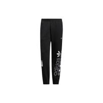 Adidas Originals Trefoil Fleece Sweatpants With Elastic Cuffs And Waist Men Bottoms Black GN3873 XL