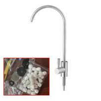 1Set Reverse Osmosis Gooseneck 304 Stainless Steel Sink Purifier Kitchen Water Filtration System Faucet Water Filter