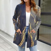 Women's Lightweight Cardigan Sweaters Open Front Long Sleeve Casual Loose Thin Cardigans With Pockets XXL