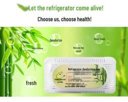Bamboo Charcoal Refrigerator Deodorizer and Odor Remover with Activated Carbon