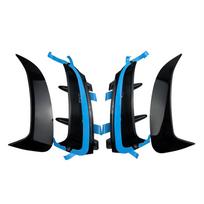 Black Rear Bumper Trim Lip Spoiler Fin For 19-22 Mercedes A-Class W177 Hatchback