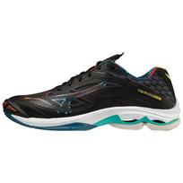 Mizuno Wave Lightning Z7 Low-Top Volleyball Shoes Unisex Shoes Black Red Green V1GA220049 36.5