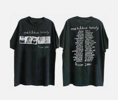 Matchbox Twenty Band Tour 2001 Black Short Sleeve Cotton T-shirt S