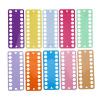20Pcs Cross Stitch Threads Organizer 20 Holes Color Plastic Board Embroidery Accessories