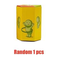I.Model Ornaments Gift Smiski Hippers Yoga Fitness Series Mini Figure Cute Noctilucent Decoration Doll Bedroom Series Blind Box