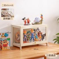 Acrylic figurine display cabinet with transparent design collectibles,models cosmetics,dust-proof countertop display stand