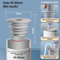 Odor-resistant. Silicone Drain Trap 2colors Dish Drainer Drain Pipe Drains Kitchen Sink Sewer Sealing Plug Siphon Bathtub