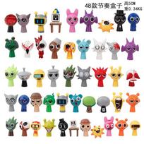 48pcs/Set Mini 3-5cm Sprunki Action Figure Toy Cartoon Movie Sprunki Wenda Model Doll Figurines Kids Gift