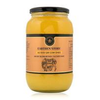 Earthen Story A2 Ghee from Gir Cow 1 Litre | A2 cow ghee bilona method from curd | 100% Pure, Natural | A2 gir cow ghee in Glass Jar | Lab Tested 1L