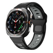Sport Band For Samsung Galaxy Watch Ultra 47mm Replacement Strap Bracelet For Galaxy Watch Ultra Two Tone Silicone Wristband Galaxy Watch Ultra
