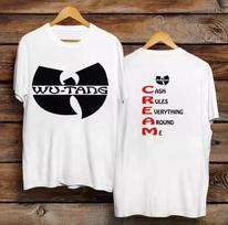 Wu-Tang Clan CREAM Rap Hip Hop 90s Unisex Marškinėliai L