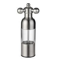 Salt Pepper Mill 304 Stainless Steel Small Manual Grinder Adjustable Coarseness Sesame Spice Grinder Home Kitchen Tools sidabras