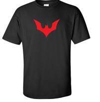 Batman Beyond Logotipo Marškinėliai Medvilniniai Juodi Raudoni Karališkai Mėlyni Animacinis S - 5XL 4XL