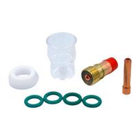 TIG Welding Torch Stubby Gas Lens Glass Cup Contact Tip for WP17 WP18 WP26 Tool Parts Heat Resistant