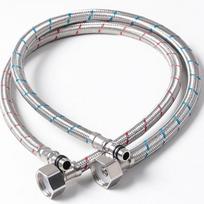 60cm Stainless Steel Nylon Braided Tube Pipe Hose Silicone Plumbing Thermoresistant Tap Basin Faucet Sink Kitchen Bathroom 60cm