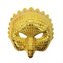 Retro Golden Halloween Masks Elastic Rope Cosplay Costume Full Face Mask Cartoon Plastic Animal Mask Men