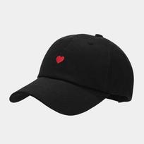 Simple Love Embroidery Baseball Cap Sun Protection Adjustable Sun Hat Breathable Snapback Hats Men and Women juoda