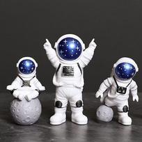 3/4pcs Astronaut Figure Statue Figurine Spaceman Sculpture Educational Toy Desktop Home Decoration Astronaut Model For Kids Gift