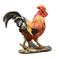 Chicken Figurine Resin Cock Sculpture for Birthday Party Desktop Ornaments