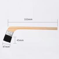 Long Handle Elbow Universal Bristle Brush Handle Wooden Brush Wall Painting Wood Handle Brush Cleaning Cleaning Tool