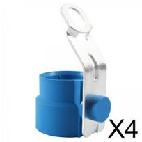 Universal Trailer Plug Holder Adapter Blue 13 to 7 Pin Socket Mounting for Trailer Connection mėlyna