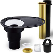 Stainless Steel Freestanding Tub Drain Kit Dual Size Compatibility Resistant Freestanding Bathtub Drain Fast Durable