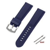 Silicone Watch Band for Samsung Galaxy Watch7/6/4 Quick Release 22mm 20mm Bracelet Huawei GT 2 3 Pro Strap for Men Women Straps 18mm