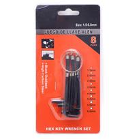 8/10Pcs Hex Wrench Metal Metric Allen Wrench Set Hand Tools Hexagonal Screwdriver Hex Key Wrenches Allen Keys Screwdriver Set