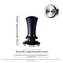 Compact Stainless Steel Coffee Tamper With Pressure Calibration , Portafilter Espresso Press For Balanced Flavor Extraction