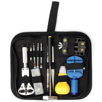 14Pcs Portable Tool Kit With hammer Strap Remover Watch fitting Maintenance Set  Battery replacement 14Pcs
