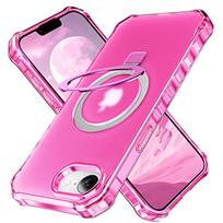 For iPhone 16e 2026 Case,with Magnetic Ring Stand [Curly Edge] [Wireless Charging] [Reinforced Corners] Slim Fit Shockproof Case For iPhone 16e
