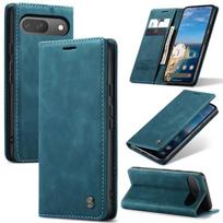 Luxury Leather Case for Google Pixel 10 9 Pro XL 7 10A 9A 8 Pro 8A 7A 6A Pixel9 Pixel10 Flip Wallet Card Phone Stand Cover Etui Google Pixel 10 mėlyna