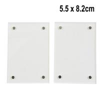 Transparen===lic Photo == Magnetic Poster =tand Do=uble Sid= Photo Fra=e Storag==========================e Rack Home Decor