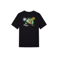 Men's Nike SS22 Cartoon Sun Hand Printing Pattern Alphabet Round Neck Short Sleeve Black T-Shirt DV3189-010 M