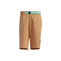 adidas Ub Sht Os Outdoor Sports Logo Contrasting Colors Belt Shorts Yellow Men's GP0838 XL