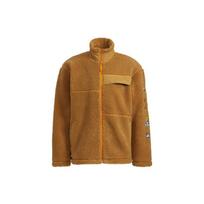 adidas neo Casual Stand Collar Windproof Sports Jacket Brown Unisex HG9028 S