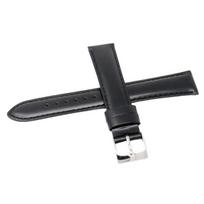 Watch Genuine Leather with Care Instructions [Seiko] Band, 18mm, Strap, Men's, (Black)
