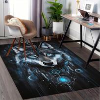 Wolf Dreamcatcher Chair Mat - Home Decor,Sofa Rug,Office Carpet Gift for Bedroom,Living Room,Various Rooms0320060 100cm x 120cm
