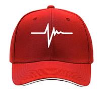 Fun Wave Print Baseball Cap for Unisex  Adjustable Outdoor Casual Sports Visor Hat Sandwich Baseball Cap One Size
