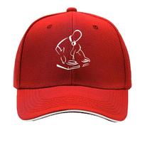 Fun DJ Print Baseball Cap Outdoor Unisexs Casual Sports Adjustable Snapback Hat Sandwich Baseball Cap One Size