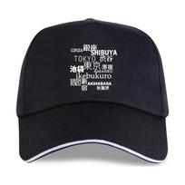 Tokyo Japan Baseball cap Unisexs  Shibuya Ikebukuro Harajuku  City tourist topography  kanji Gift for Japanese student SunHats Adjustable