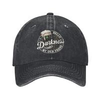 Hello Darkness My Old Friend Happy St Patricks Day Shamrock Casual Baseball Cap For Unisex Women Summer  Outdoor Sport Trucker Hat One Size