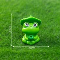 Hanging Panda Frog Figures Aquarium Decor; Creative Cartoon Animal Figure Decorations for Aquariums