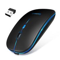 Wireless Mouse [Ultra-thin, Silent, High Sensitivity] Bluetooth 5.3 Wireless Mouse, Silent Click, 3 DPI Modes, 2.4GHz Bluetooth, Power Saving Model,