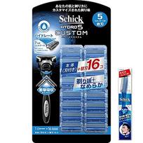 Schick Hydro 5 Custom Hydrate Club Pack Razor Holder Included 16 Replacement with L Disposable Razor 5-Blade (Blade + Blades) Men's (1 pc) juoda
