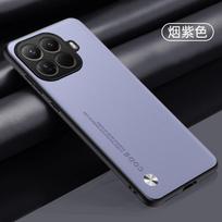Skirta Xiaomi 17T/17T Pro dėklas Prabangus matinės odos draugiškas PU odos dangtelis Mi 17T itin plonas smūgiams atsparus Funda Xiaomi 17T levanda