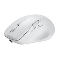 Sanwa Direct Bluetooth Mouse, Horizontal Scrolling, Rechargeable, Silent, Multi-Pairing [BackForward Buttons], iOS Compatible, White 400-MABT191W