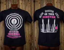 Vintage Blue Oyster Cult Forever Tour Concert T Shirt 1988 Black XXL