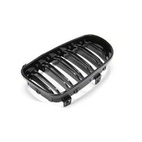 Gloss Black Front Bumper Kidney Grille for BMW E81, E87, E82, E88, 128i, 130i, 135i (2008-2013) Racing Dual Slats Grill