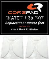 Corepad Skatez PRO Attack Shark R3 Wireless Mouse Feet (2-set, 100% PTFE)